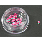 Decoro motivo goccia 3D rosa LP cod. 7056