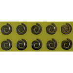 Decoro Nail Art spirale colore argento LP