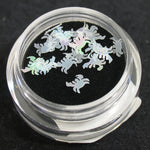 Decoro per unghie madreperla granchio lp bianco