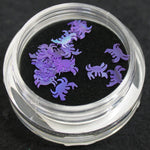 Decoro per unghie madreperla granchio lp viola