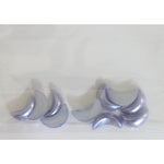 Decoro per unghie mezzaluna bombate lilla