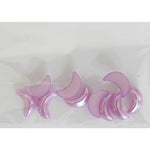 Decoro per unghie mezzaluna bombate viola