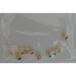 Decoro per unghie roselline 3D mini giallo