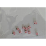 Decoro per unghie roselline 3D mini rosa chiaro