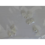 Decoro per unghie triangoli bombati bianco