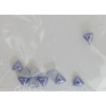 Decoro per unghie triangoli bombati lilla