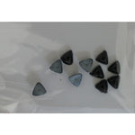 Decoro per unghie triangoli bombati nero