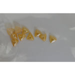 Decoro per unghie triangoli bombati oro