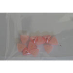 Decoro per unghie triangoli bombati rosa antico