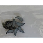 Decoro per unghie virgole bombate nero