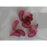 Decoro per unghie virgole bombate rosso scuro