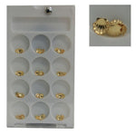 Decoro unghie Beauty nail Conchiglia Grande Oro ASN1