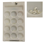 Decoro unghie Beauty nail Conchiglia Piccola Argento ASN23