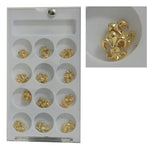 Decoro unghie Beauty nail Giglio Oro Lucido ASN11