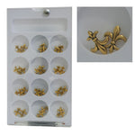 Decoro unghie Beauty nail Giglio Oro Satinato Lungo ASN13