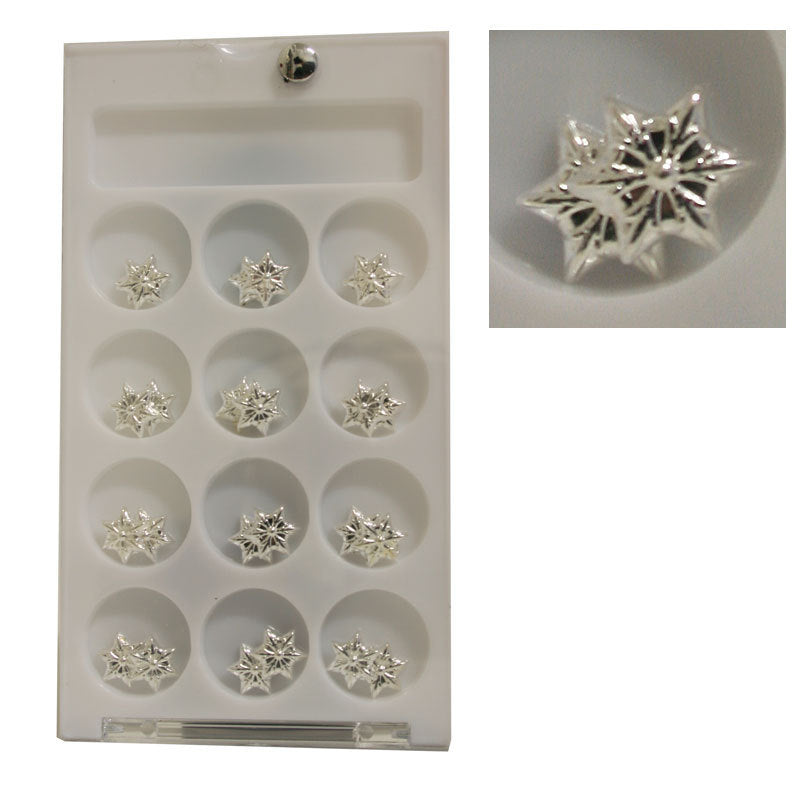 Decoro unghie Beauty nail Stella Argento Lucido ASN26
