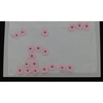 Fiori 3D rosa piatti cod. 2982