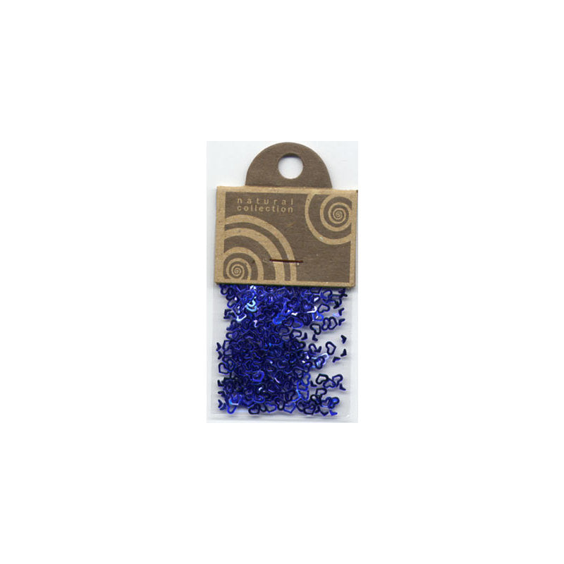 Natural Collection Decoro unghie cuori traforati blu