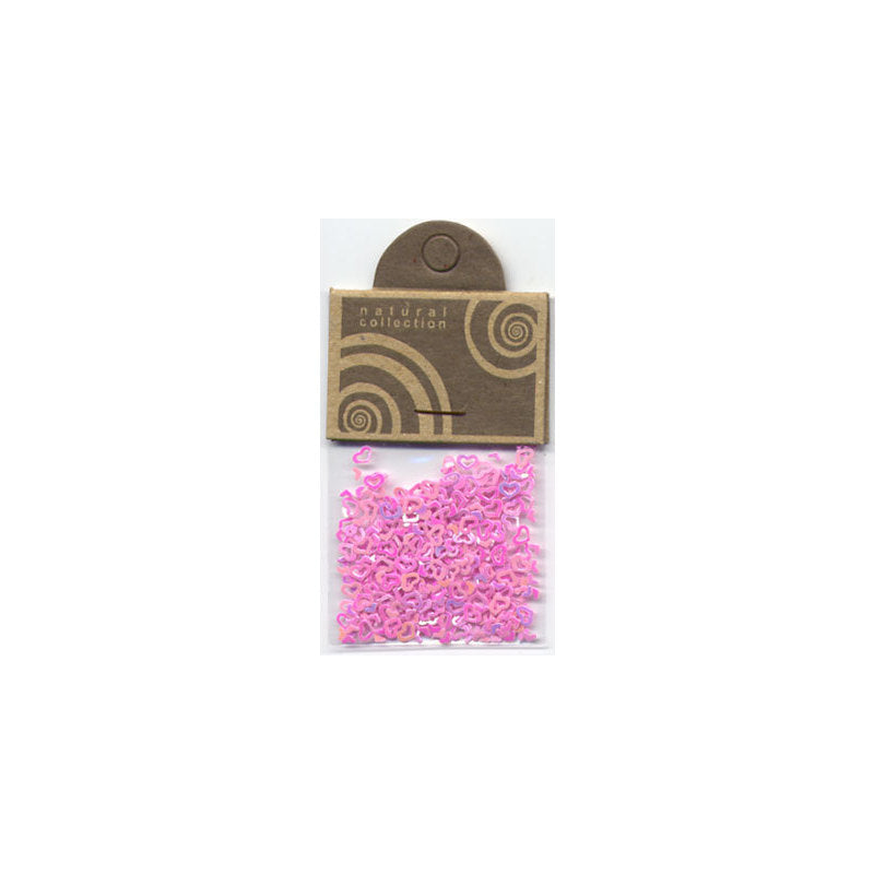 Natural Collection Decoro unghie cuori traforati rosa chiaro