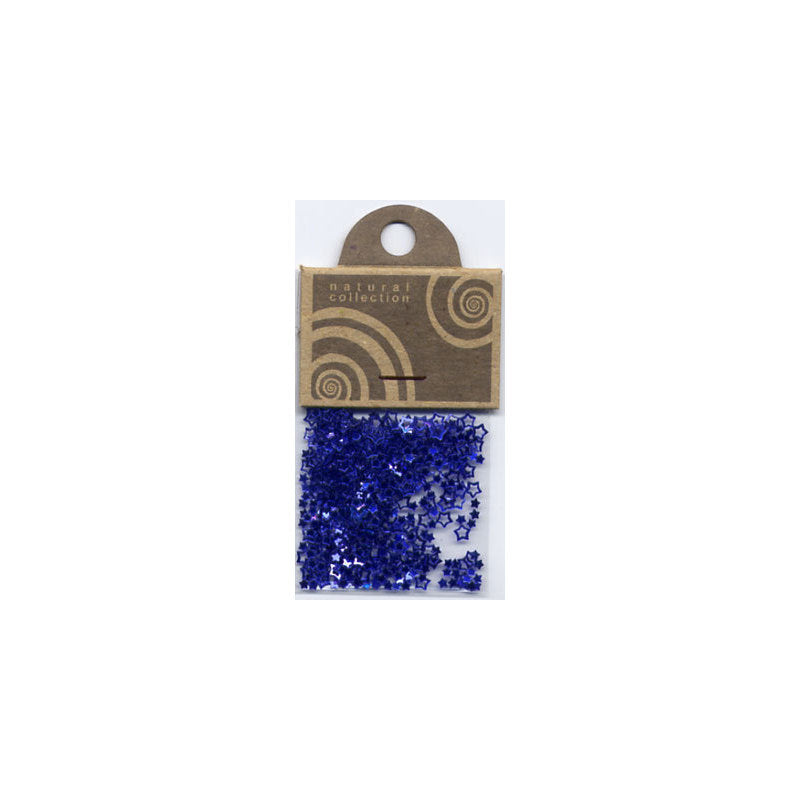 Natural Collection Decoro unghie stelle traforati blu