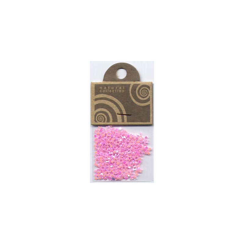 Natural Collection Decoro unghie stelle traforati rosa
