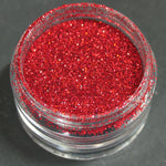 Polvere di glitter rosso DE