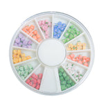 Ruota decori rose 3D colorate cod. 4832 piccola