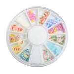 Ruota con decori unghie nail art Gimo fantasie natalizie