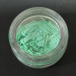 Decori per unghie rettangoli forati acquamarina