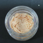 Decori per unghie rettangoli forati albicocca