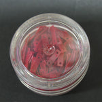 Decori per unghie rettangoli forati bordeaux