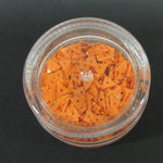 Decori per unghie triangoli forati arancio