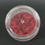 Decori per unghie triangoli forati bordeaux