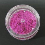 Decori per unghie triangoli forati fucsia