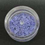 Decori per unghie triangoli forati lilla