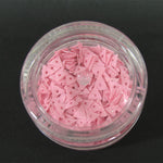 Decori per unghie triangoli forati rosa