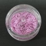 Decori per unghie triangoli forati rosa antico