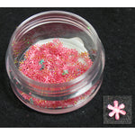 Decori unghie fiori a rilievo bombati rossi Piccoli lp