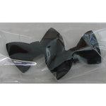 Decoro papillon di stoffa nero