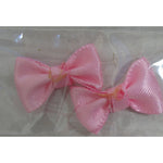 Decoro papillon di stoffa rosa