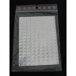 Sfoglia decoro per nail art argentata cod. QS_2986