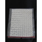 Sfoglia decoro per nail art argentata cod. QS_3006