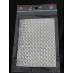 Sfoglia decoro per nail art argentata cod. QS_3009