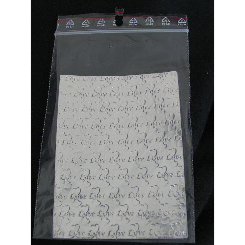 Sfoglia decoro per nail art argentata cod. QS_3010