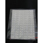 Sfoglia decoro per nail art argentata cod. QS_3011