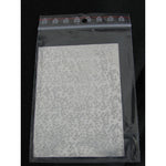 Sfoglia decoro per nail art argentata cod. QS_3014