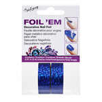 Foil ‘EM foglio decorativo per unghie So Easy Blu 99043 2 pezzi