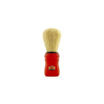 Pennello da barba professionale in pura setola Omega 10049 manico rosso