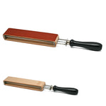 Coramella Herold con Manico Cuoio Russo con Pasta Rossa HS-56RI