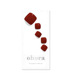 Smalto gel adesivo 60 % prepolimerazzito Piedi OHORA Rosso Basic n.04